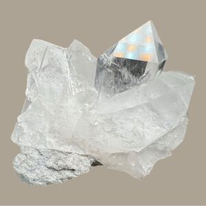 Arkansas Clear Quartz Cluster – 162.6g Natural Crystal